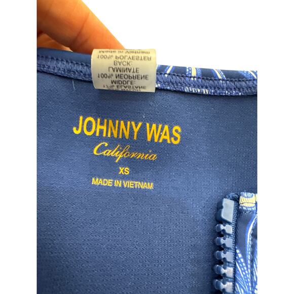 Johnny Was Yao Neoprene One-Piece Swimsuit – Size XS - Picture 3 of 9